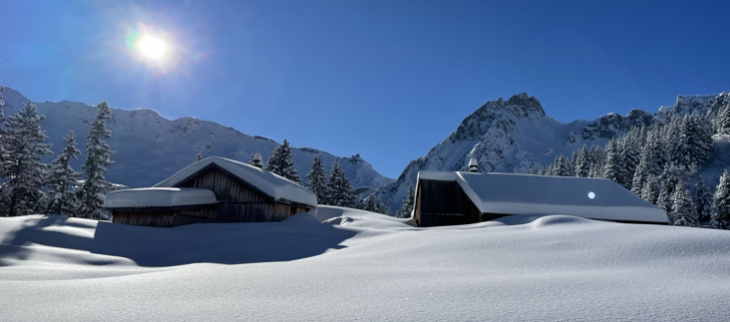 La neige est revenue sur tous les massifs, comme ici aux Contamines-Montjoie en Haute-Savoie.